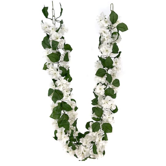 6ft. White Hydrangea Chain Garland by Ashland®